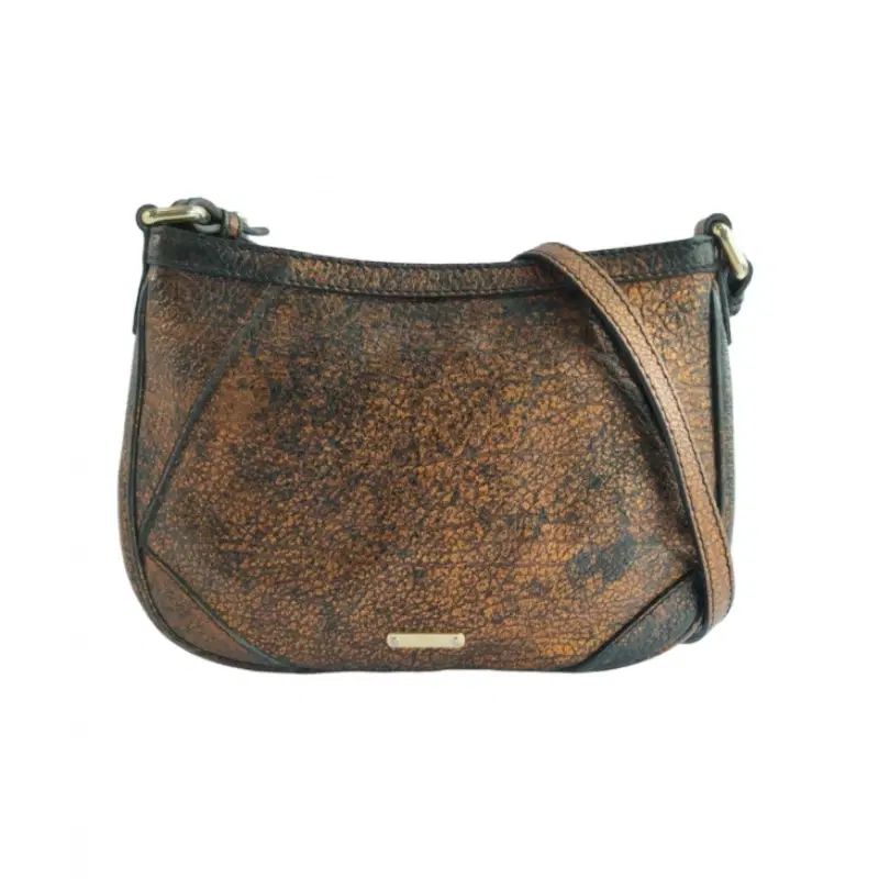 Burberry Bronze Leather Shoulder Bag