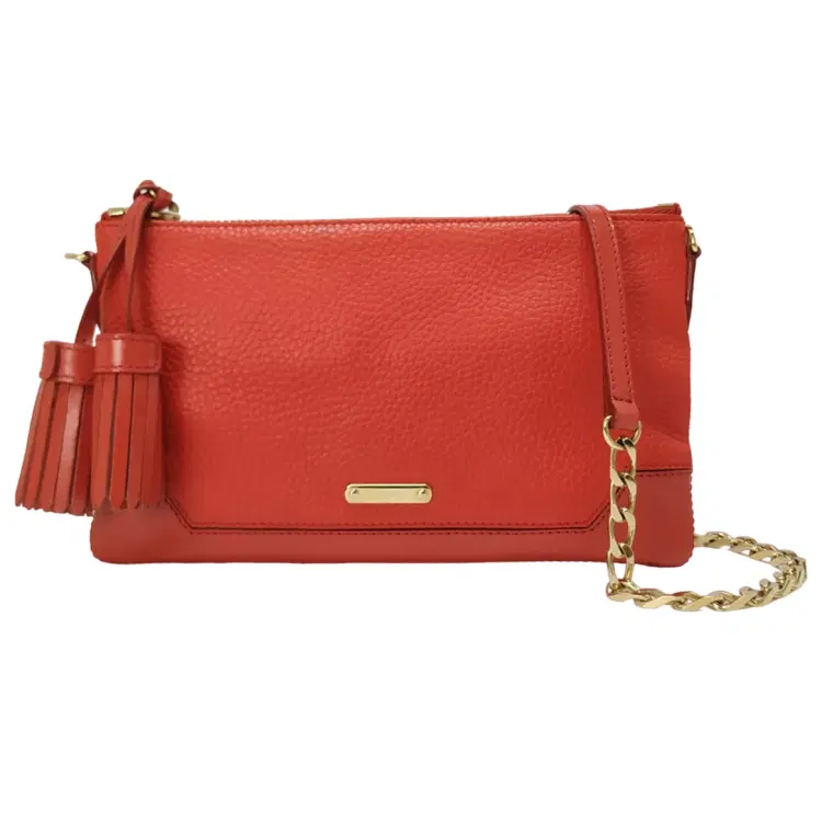 Burberry Peyton Grain Leather Tassel Crossbody Bag-Hover-Image
