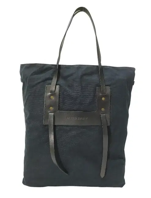 Burberry Canvas And Leather Travel Tote Bag