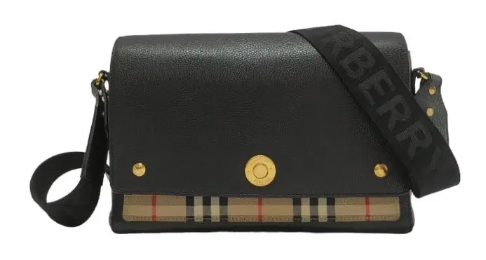 Burberry Check Black Note Bag-Hover-Image