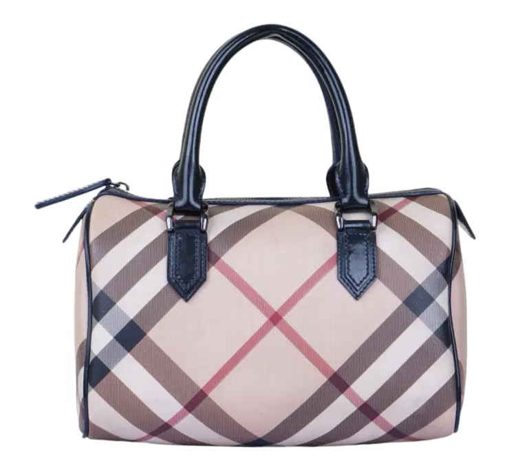 Burberry Nova Check Chester Bowling Bag-Hover-Image