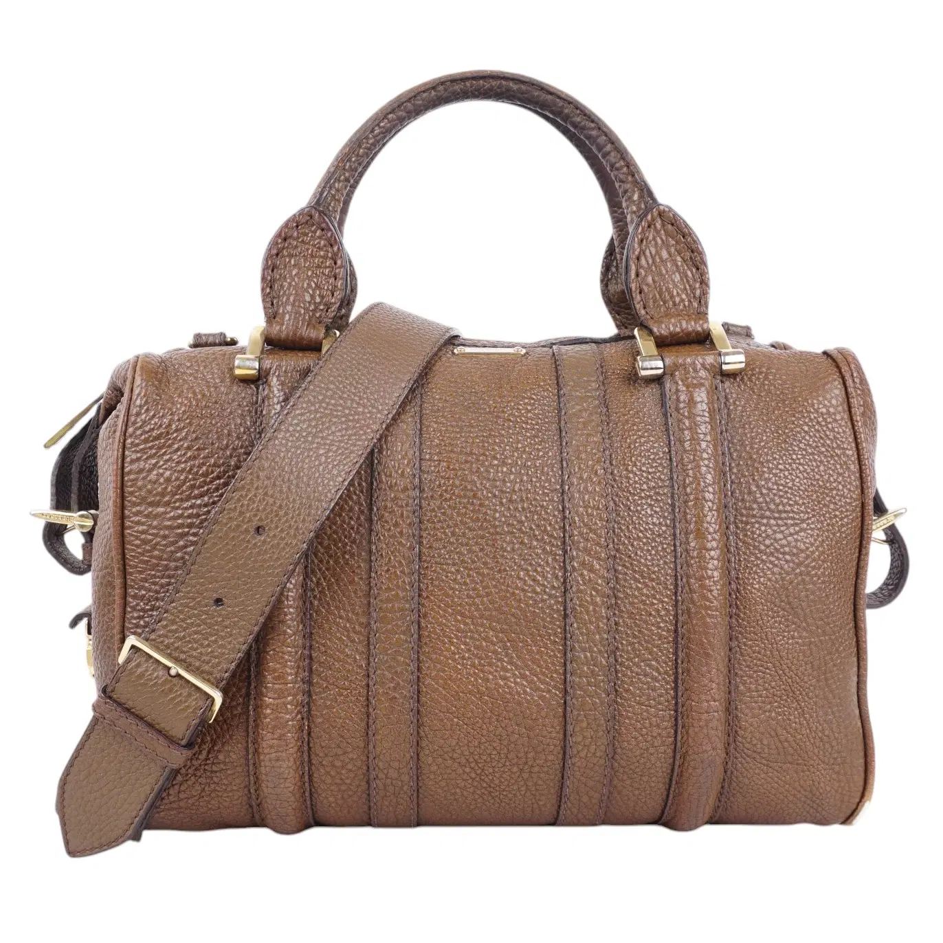 Burberry Barrel Leather Hand Bag