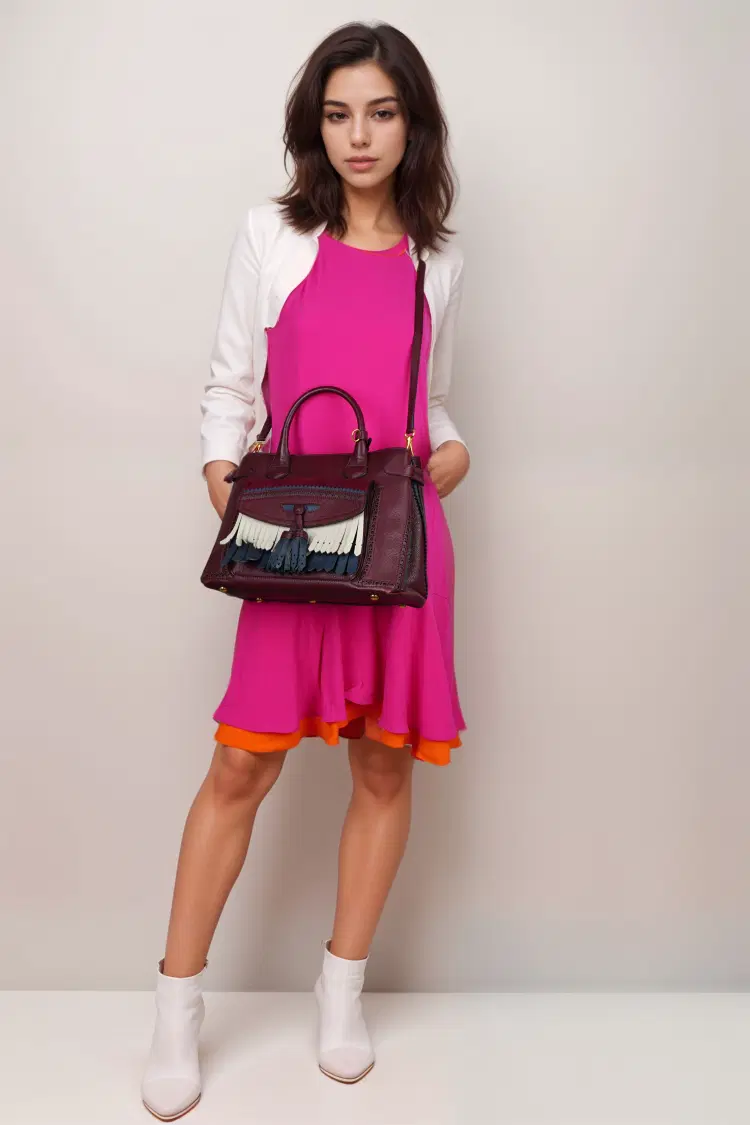 Burberry Broguing Pocket Banner Tote-Hover-Image