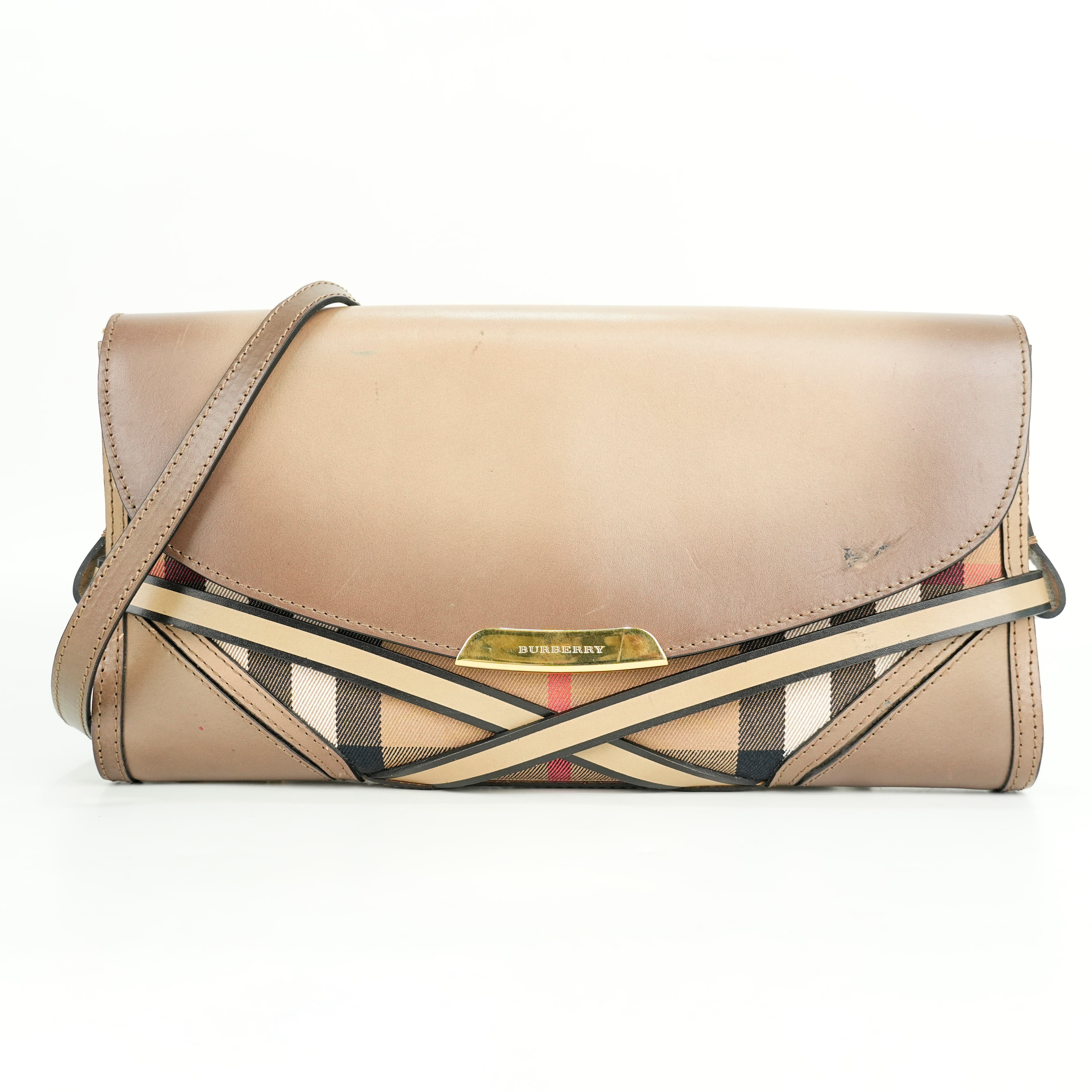 Burberry Bridle House Check Abbott Crossbody Bag