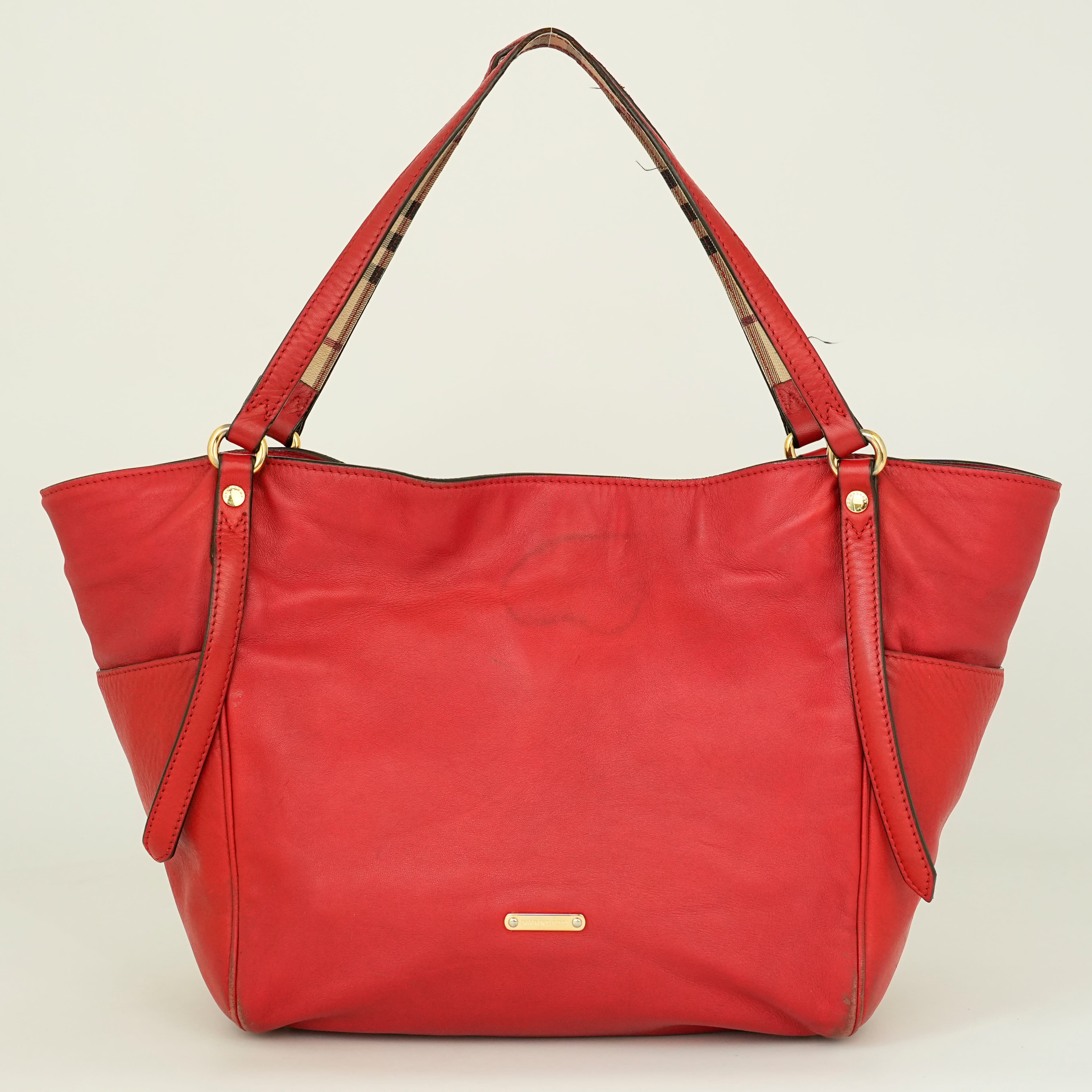 Burberry Canterbury Leather Totes Bag