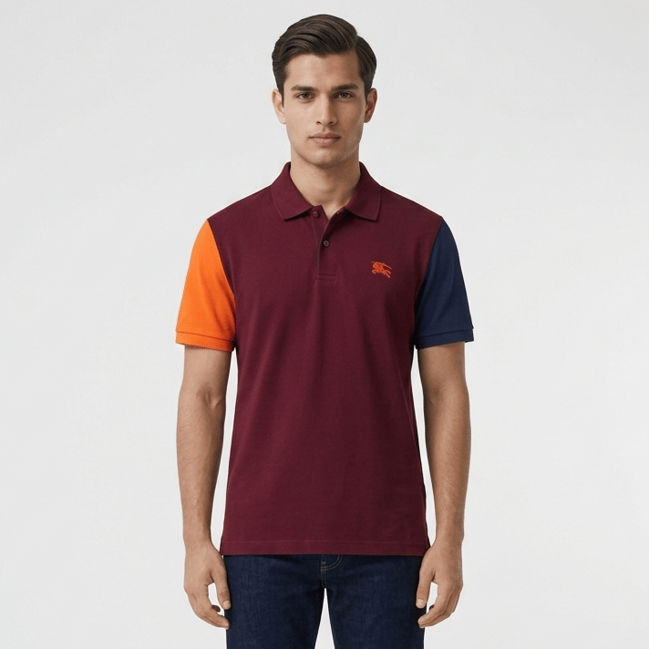 Size S - Burberry Brit Tri color Polo T shirt