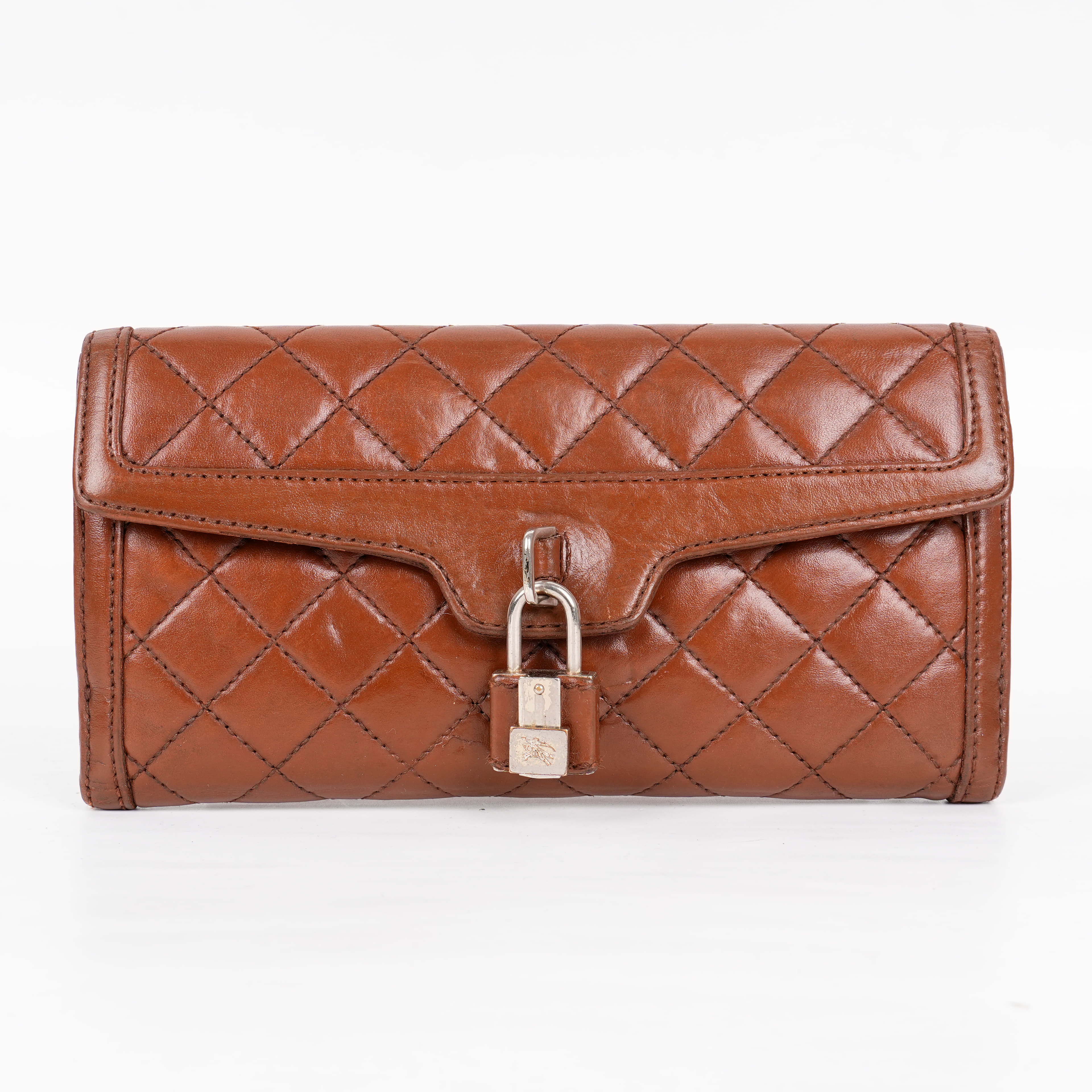 Burberry Quilted Lock Wallet