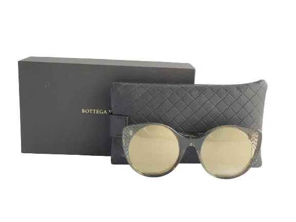 Bottega Veneta Reflective BV0148S Cat Eye Sunglasses