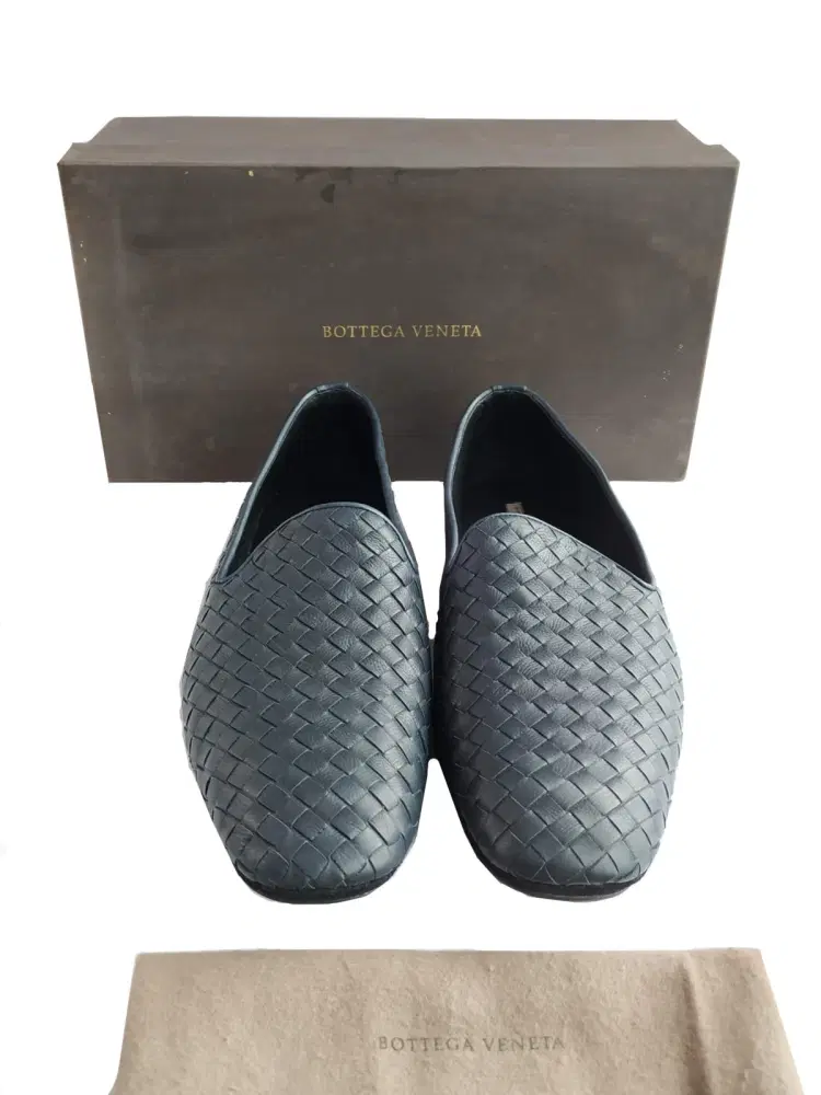 Bottega Veneta Intrecciato Leather Loafers-Hover-Image