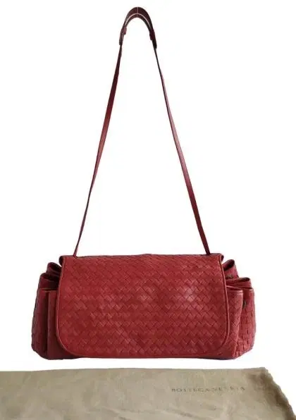 Bottega Veneta Intrecciato Woven Nappa Leather Shoulder Bag