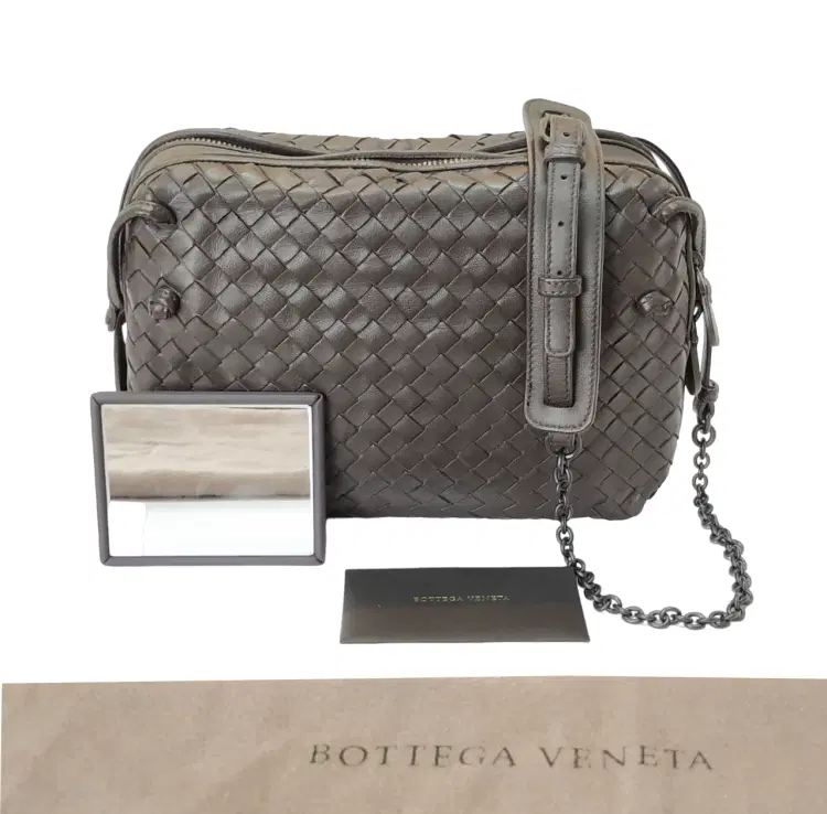 Bottega Veneta Intrecciato Nappa Leather Nodini Crossbody Bag-Hover-Image
