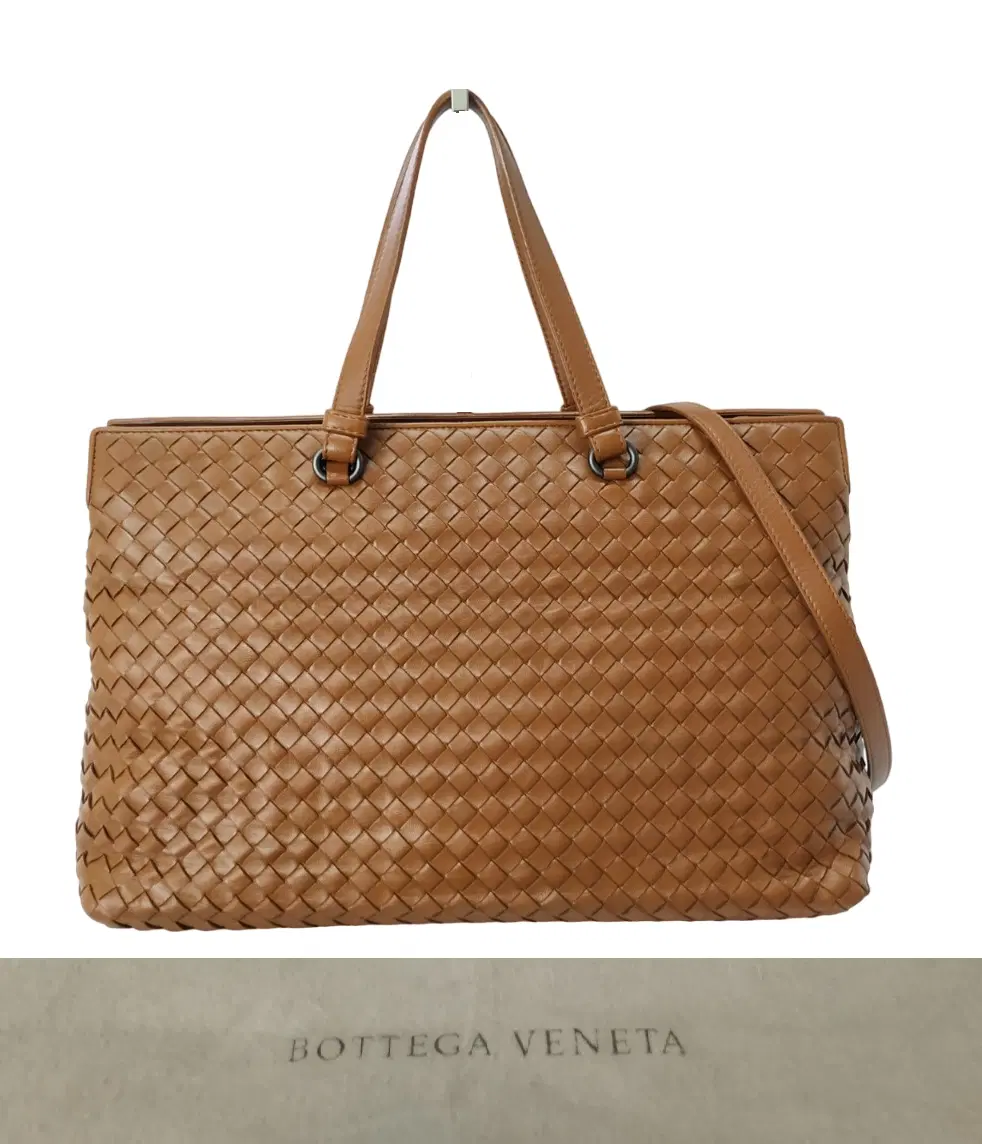 Bottega Veneta Intrecciato Large Double Compartment Accordion Tote
