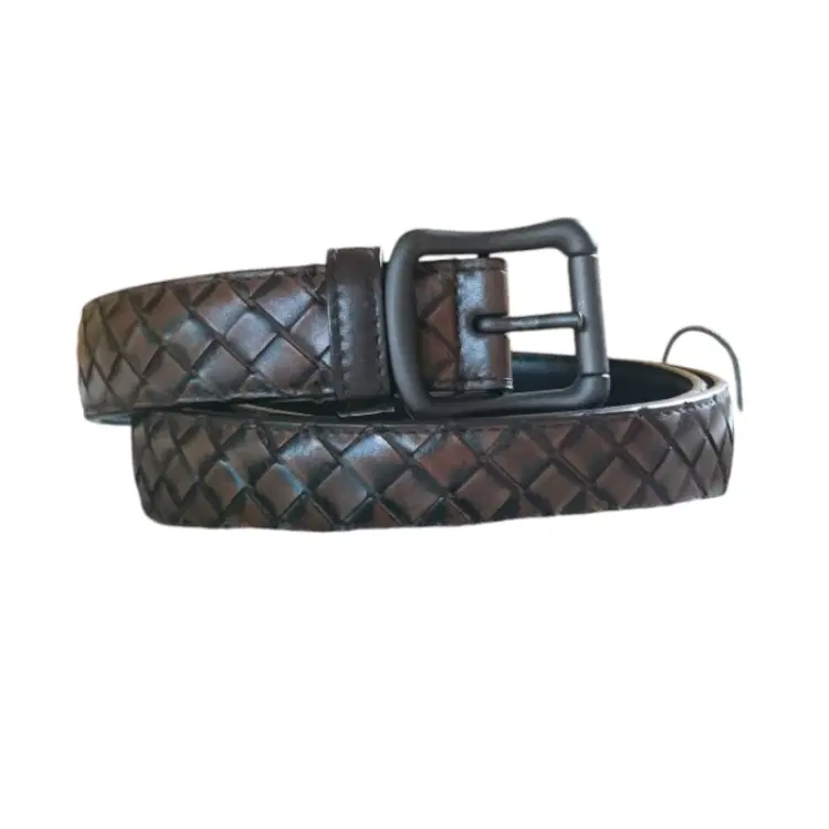 Bottega Veneta Brown Interecciato belt-Hover-Image