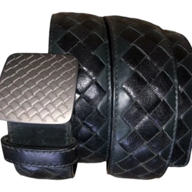 Bottega Veneta Intrecciato Buckle Belt
