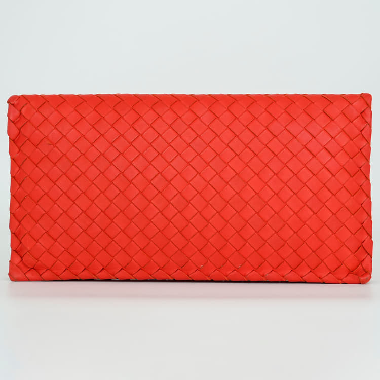 Bottega Veneta Nappa Intrecciato Turn Lock clutch bag-Hover-Image