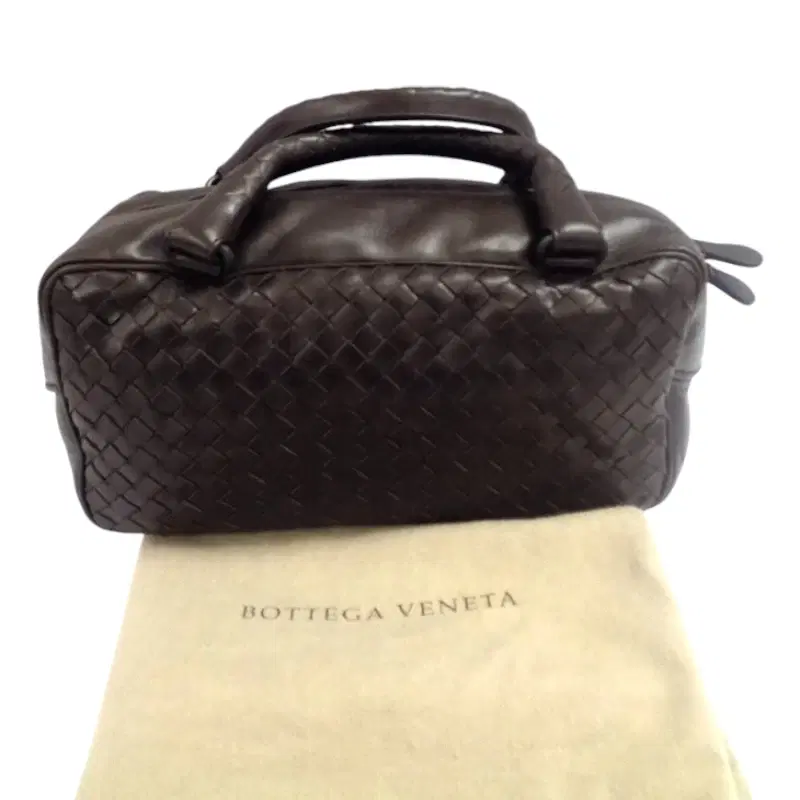 Bottega Veneta Brown Woven Leather Satchel