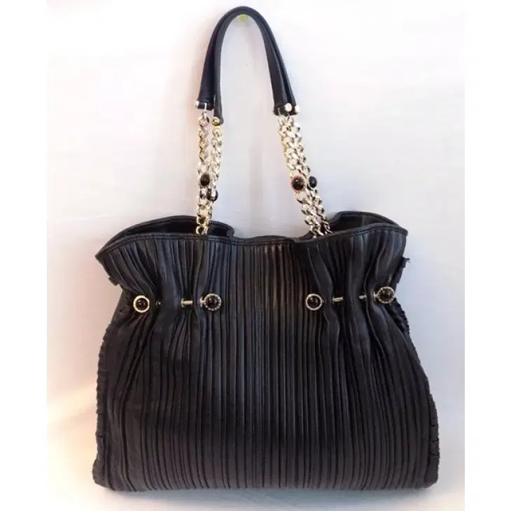 Bvlgari Black Wrinkle Shoulder Bag-Hover-Image