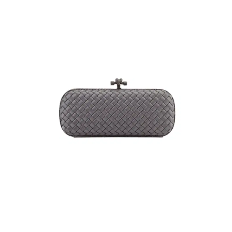 Bottega Veneta Light Grey Stretch Knot Bag