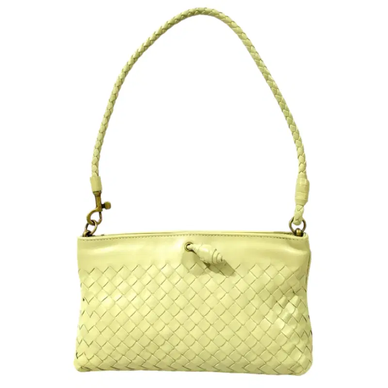 Bottega Veneta Intrecciato Cream Pochette