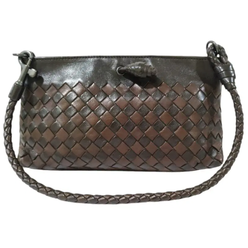 Bottega Veneta Intrecciato Brown Pochette