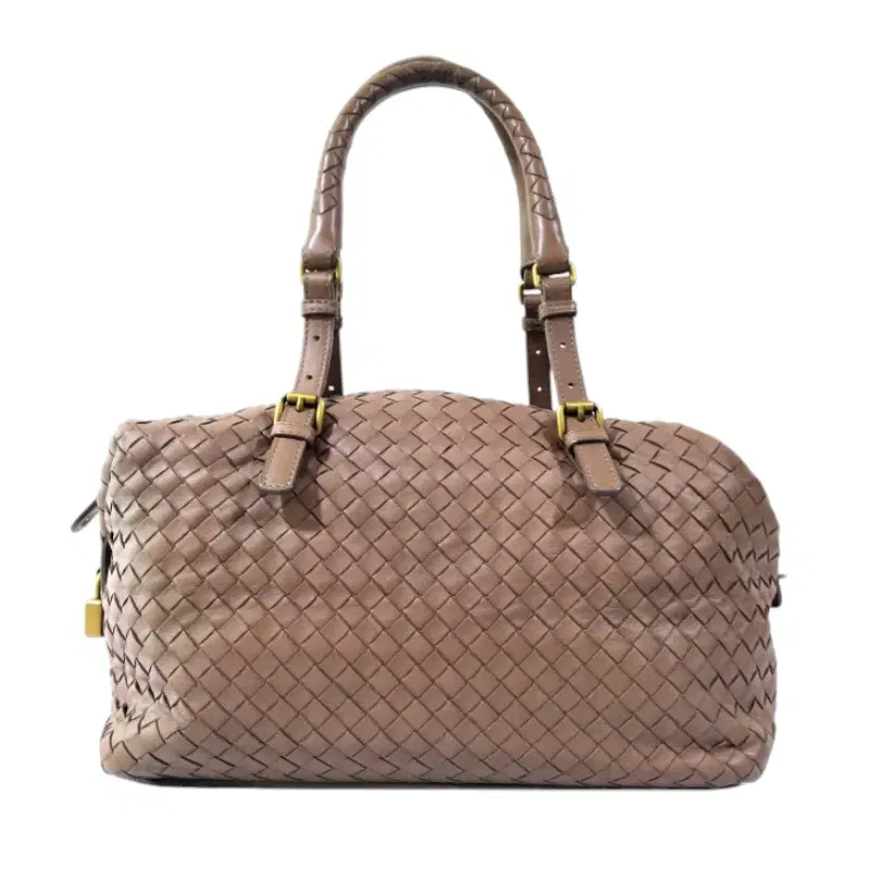 Bottega Veneta 173398 Intrecciato Boston Leather Bag