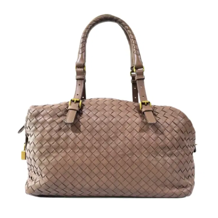 Bottega Veneta 173398 Intrecciato Boston Leather Bag-Hover-Image