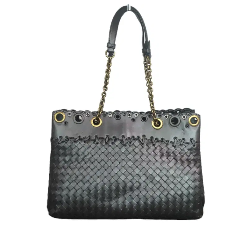 Bottega Veneta Intrecciato Lace Small Chain Tote
