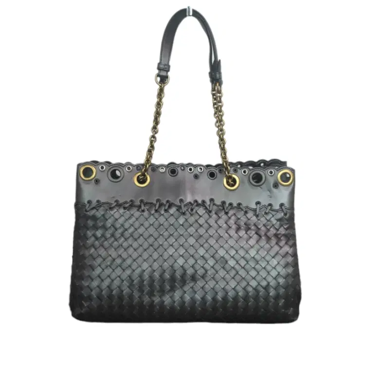 Bottega Veneta Intrecciato Lace Small Chain Tote-Hover-Image