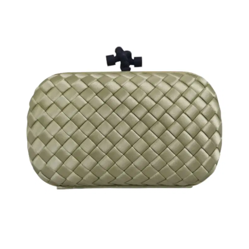 Bottega Veneta Intrecciato Knot Clutch