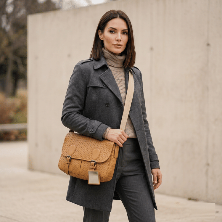 Bottega Veneta Intrecciato Gardena Messenger Bag-Hover-Image