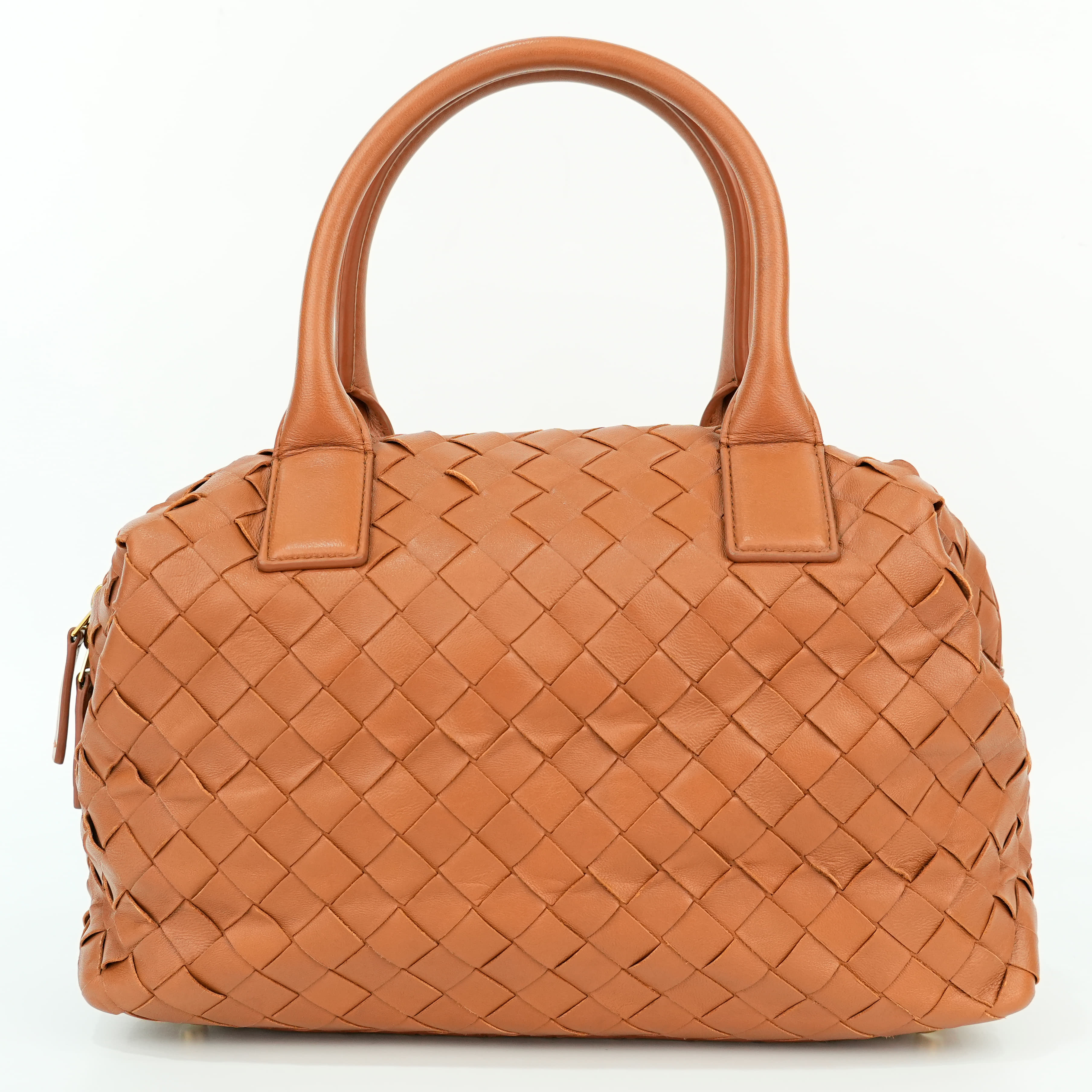 Bottega Veneta Mini Bauletto Top Handle Bowling Bag