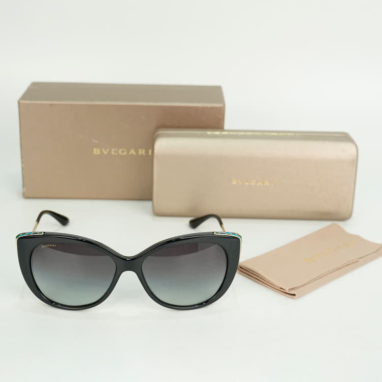 Bvlgari Cat Eye 8178 901/8G Acetate Sunglasses-Hover-Image