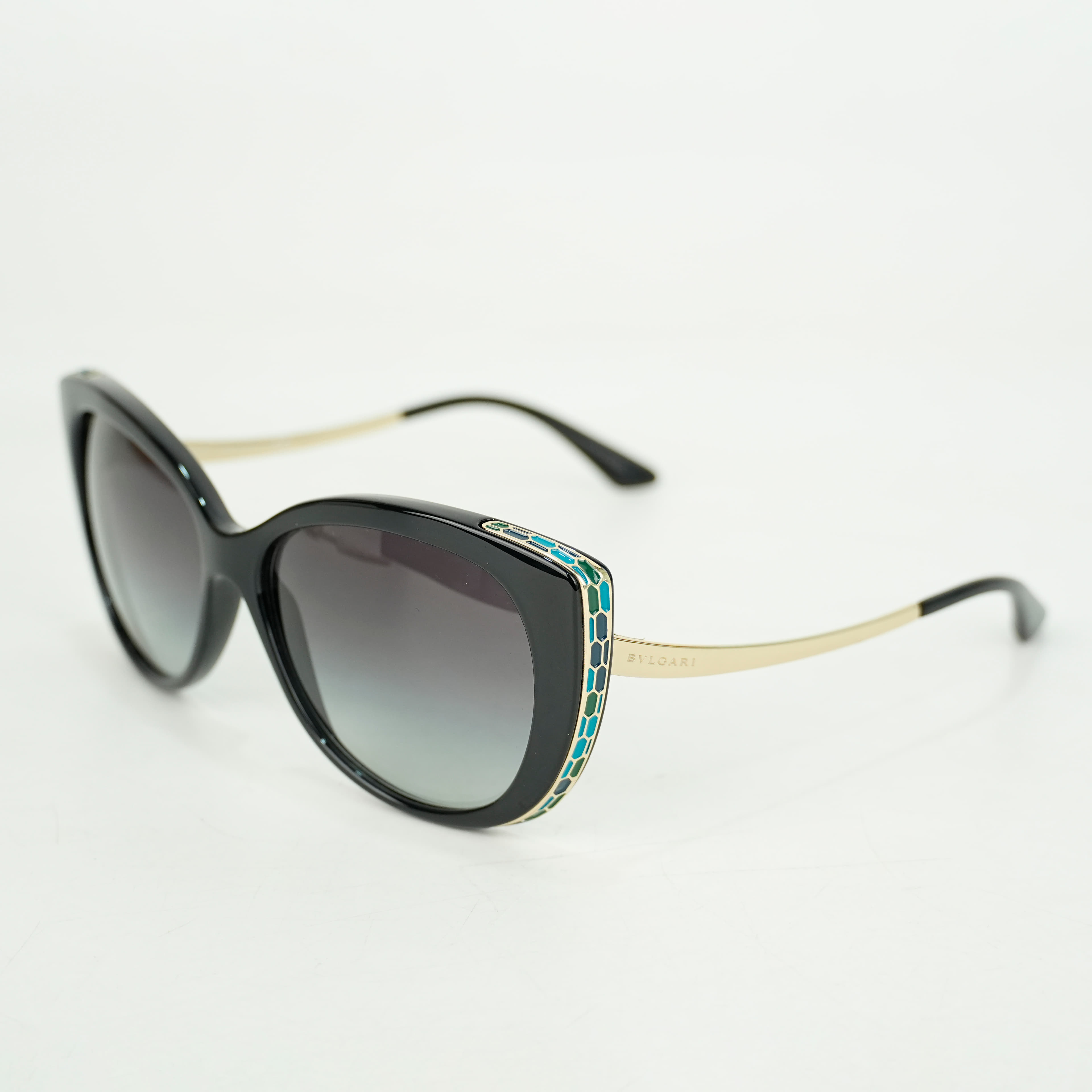 Bvlgari Cat Eye 8178 901/8G Acetate Sunglasses