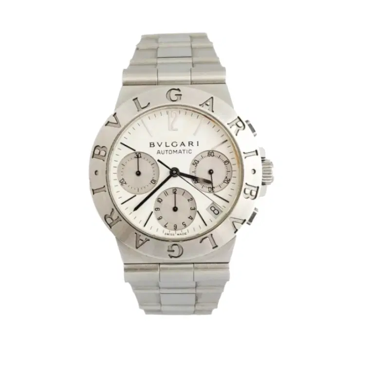 Bvlgari Diagono Chronograph Automatic CH 35 S + 2 Year Luxepolis Service Warranty-Hover-Image