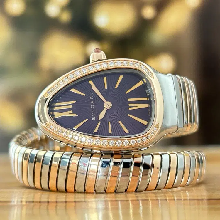 Bvlgari Serpenti Tubogas 35mm Ladies Purple Dial Watch-Hover-Image