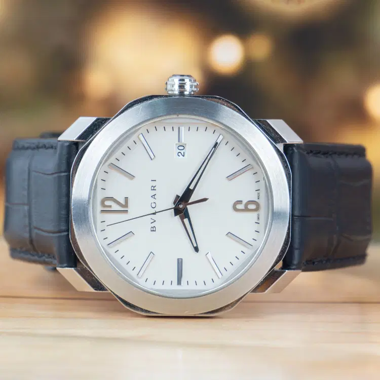 Bvlgari Octo Roma Automatic White Dial-Hover-Image