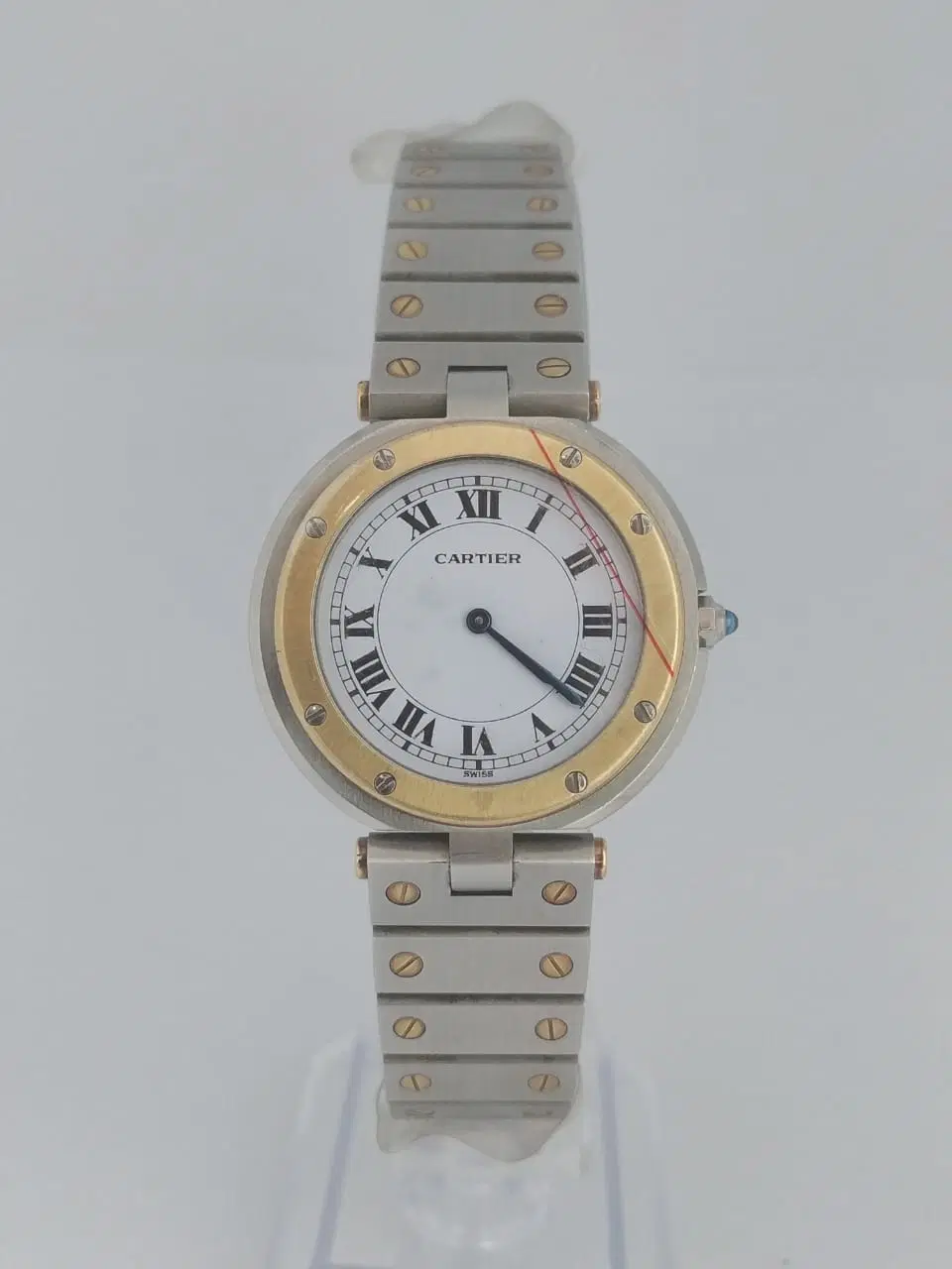 Cartier Santos Ronde In Gold & Stainless Steel
