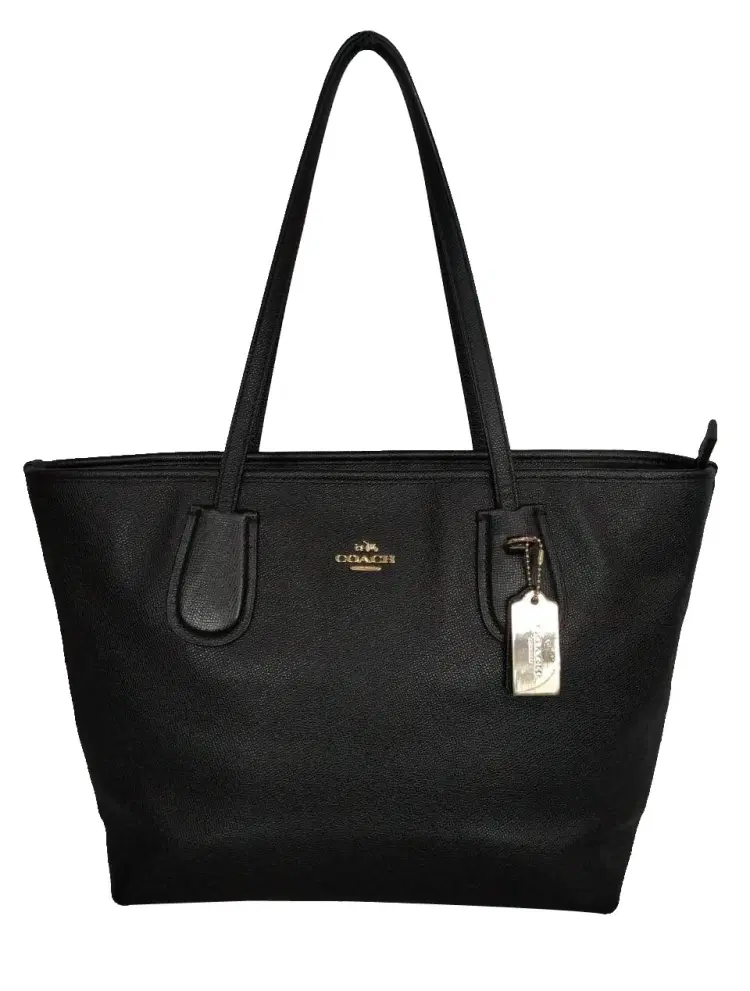 Coach Taxi Zip Crossgrain Leather Tote-Hover-Image
