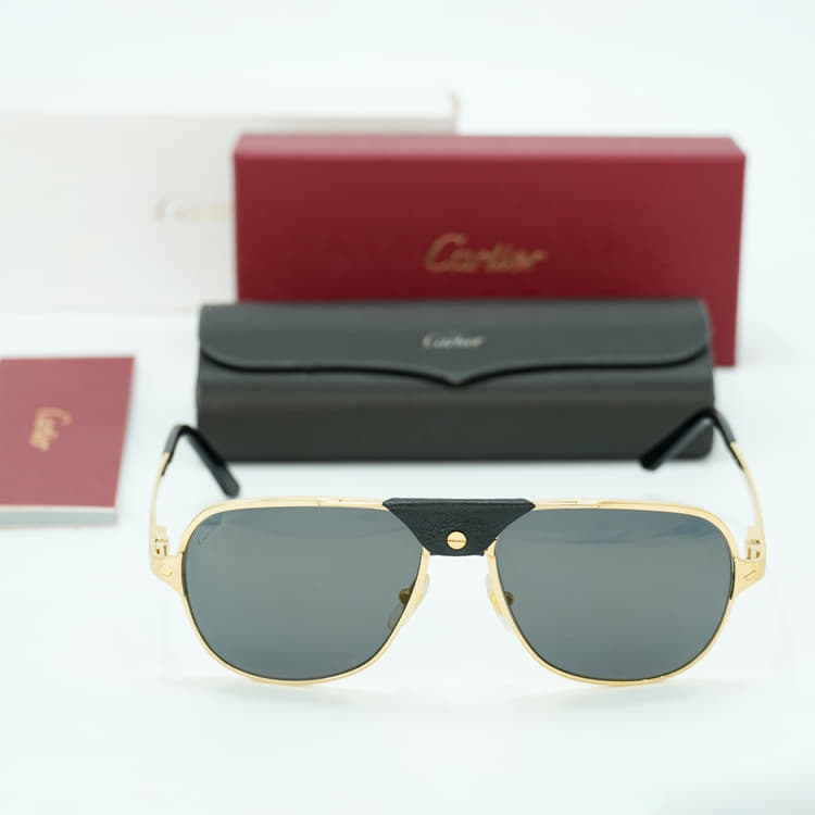Cartier Santos de Cartier A27C91LE Sunglasses-Hover-Image