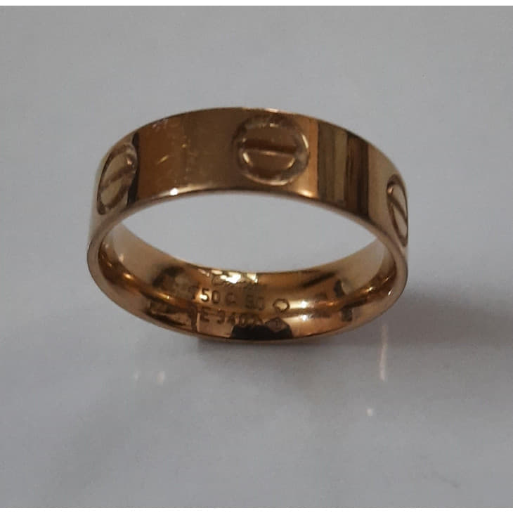 Cartier Love 18K Rose Gold Ring