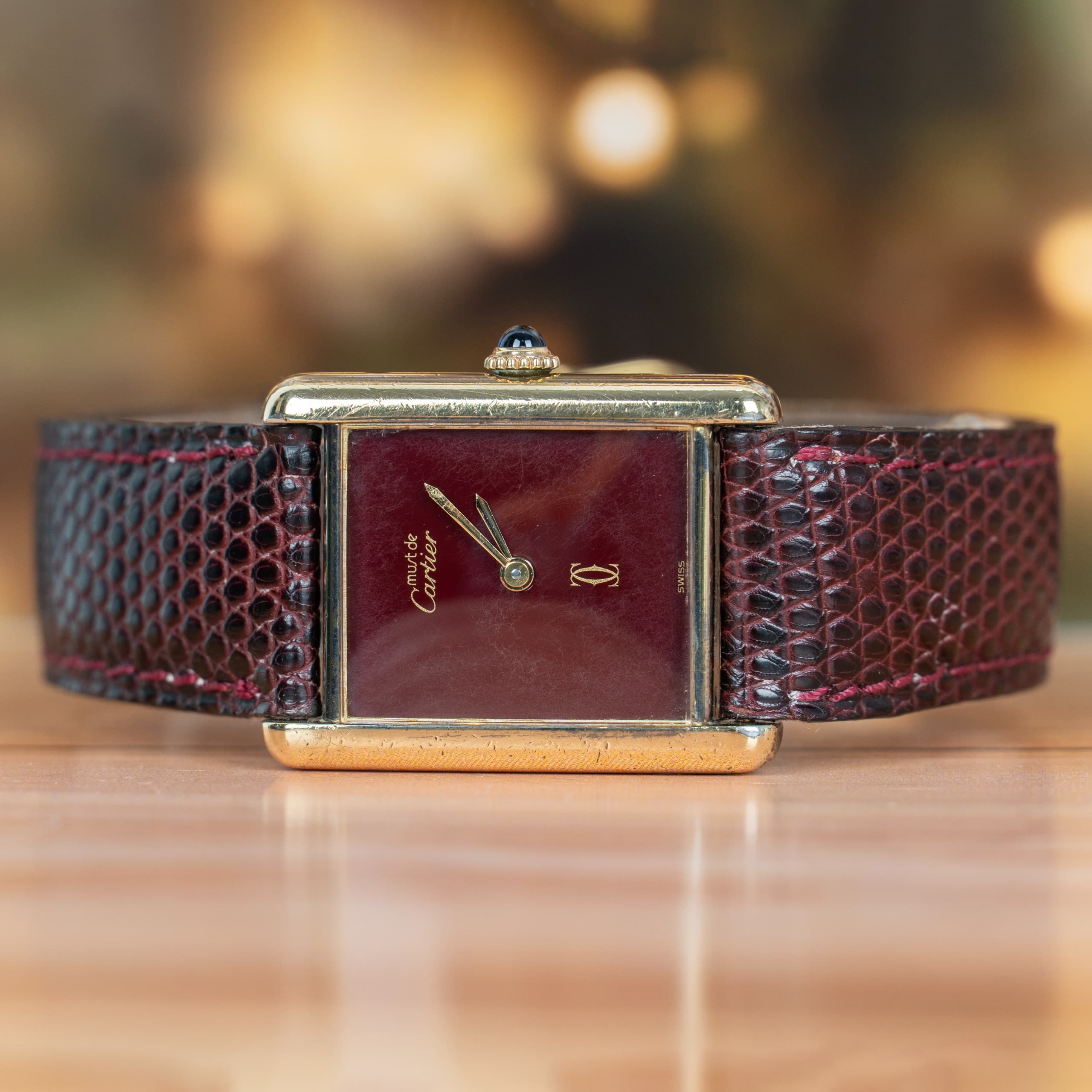 Cartier Tank Vermeil Must de Manual Winding