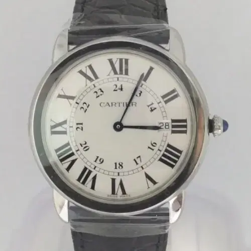Cartier Ronde Solo Steel Unisex Watch-Hover-Image