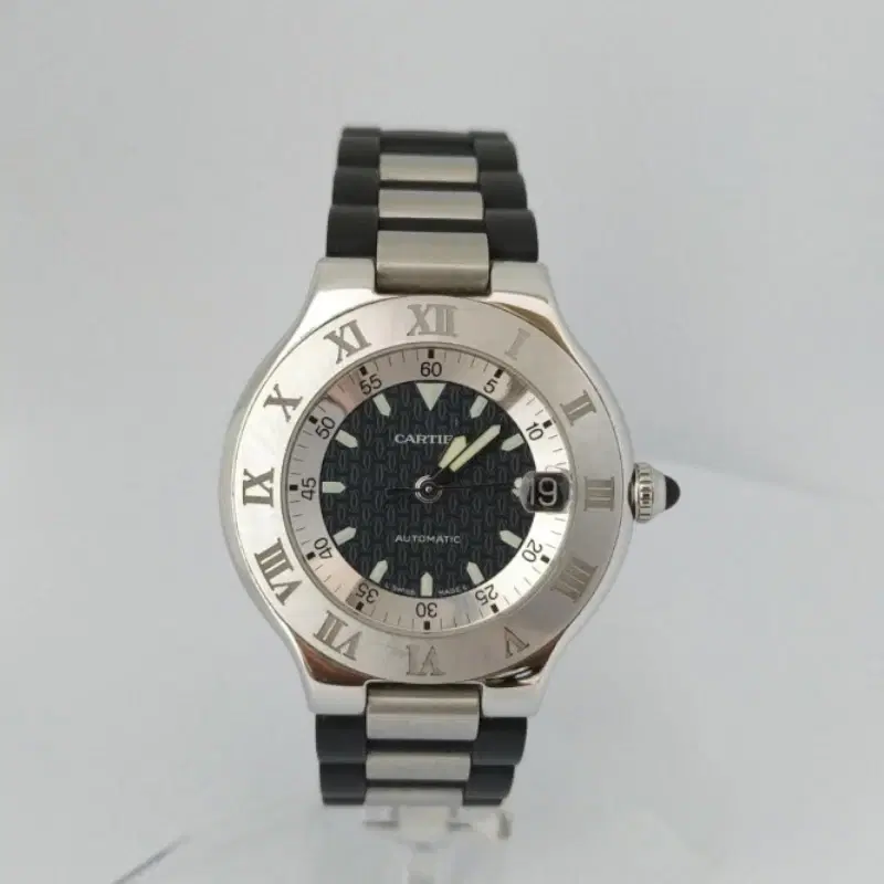 Cartier Must 21 Automatic Black Dial Watch 2427