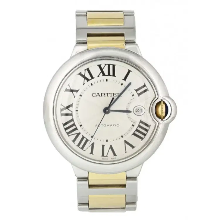 Cartier Ballon Bleu 42MM Steel & Gold 3001-Hover-Image