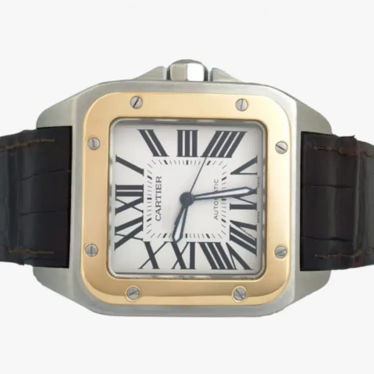 Cartier Santos 100 XL Steel Yellow Gold Anniversary 1904-2004 / 2656-Hover-Image