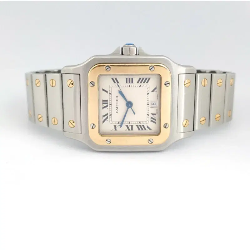 Cartier Santos 18k Yellow Gold & Steel 29MM Quartz