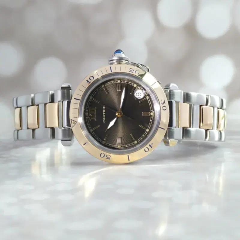 Cartier Pasha De Cartier Steel & Gold 35MM Automatic