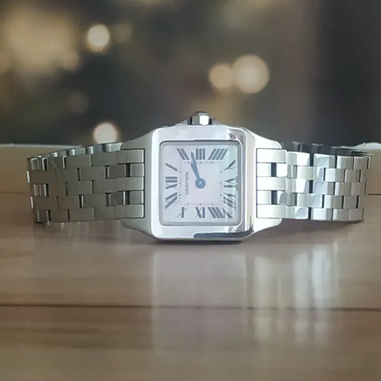 Cartier Santos Demoiselle Steel Quartz Watch-Hover-Image