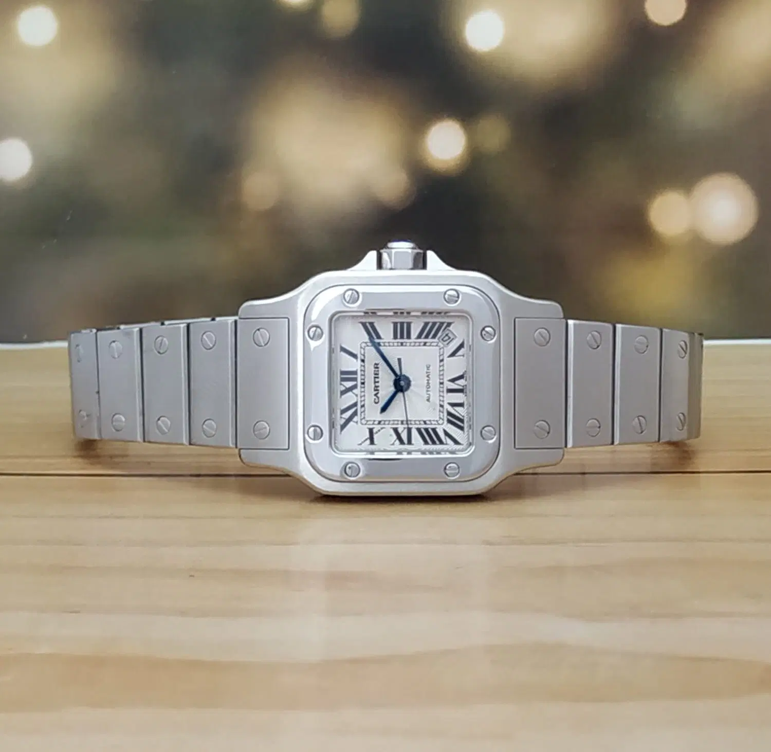 Cartier Santos Galbee 2423 Stainless Steel Ladies Watch