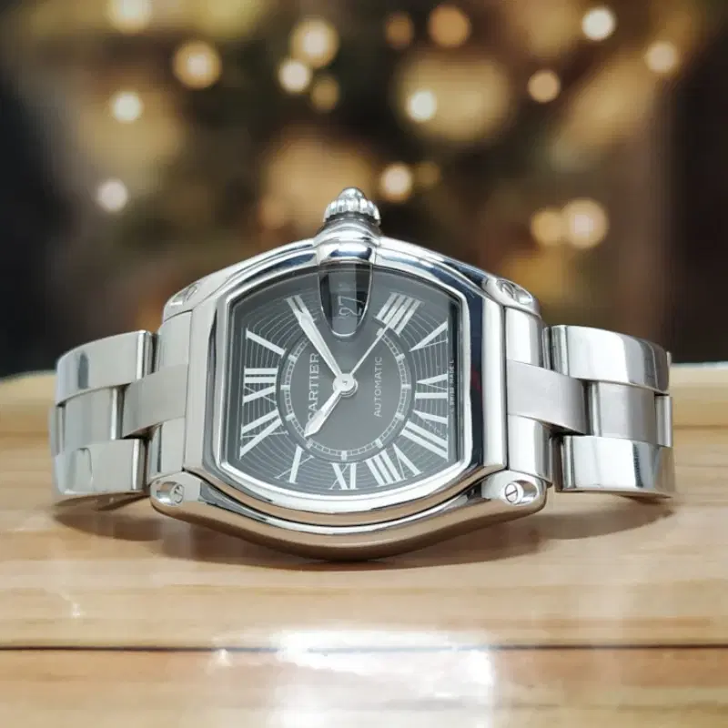 Cartier Roadster Black Steel Automatic
